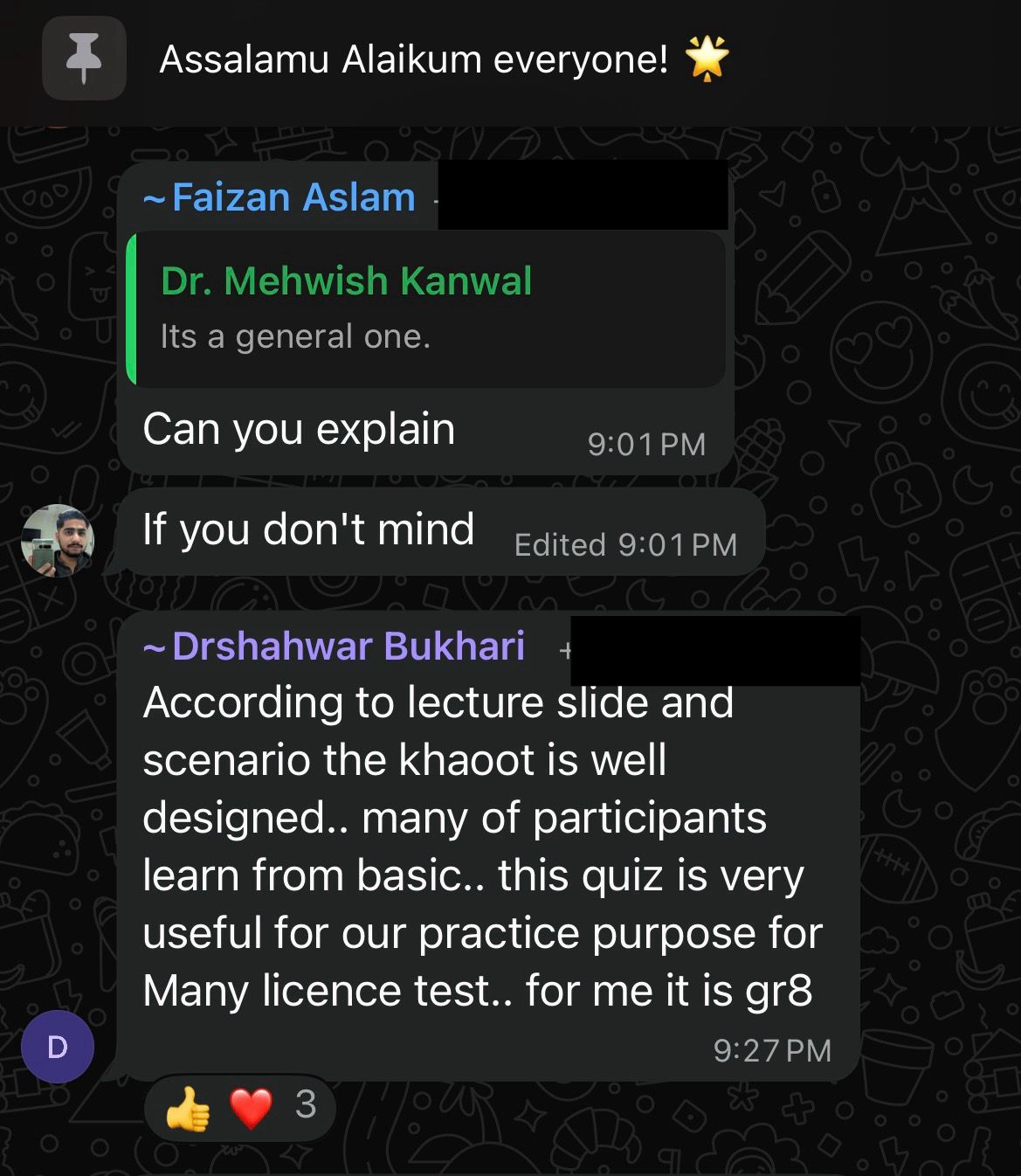 Student review 2